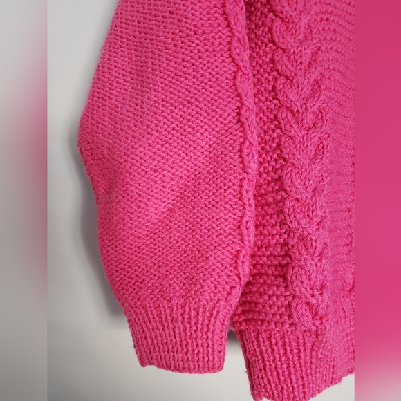 Mistral 100% wool sweater in pink size S - Picture 4 of 15